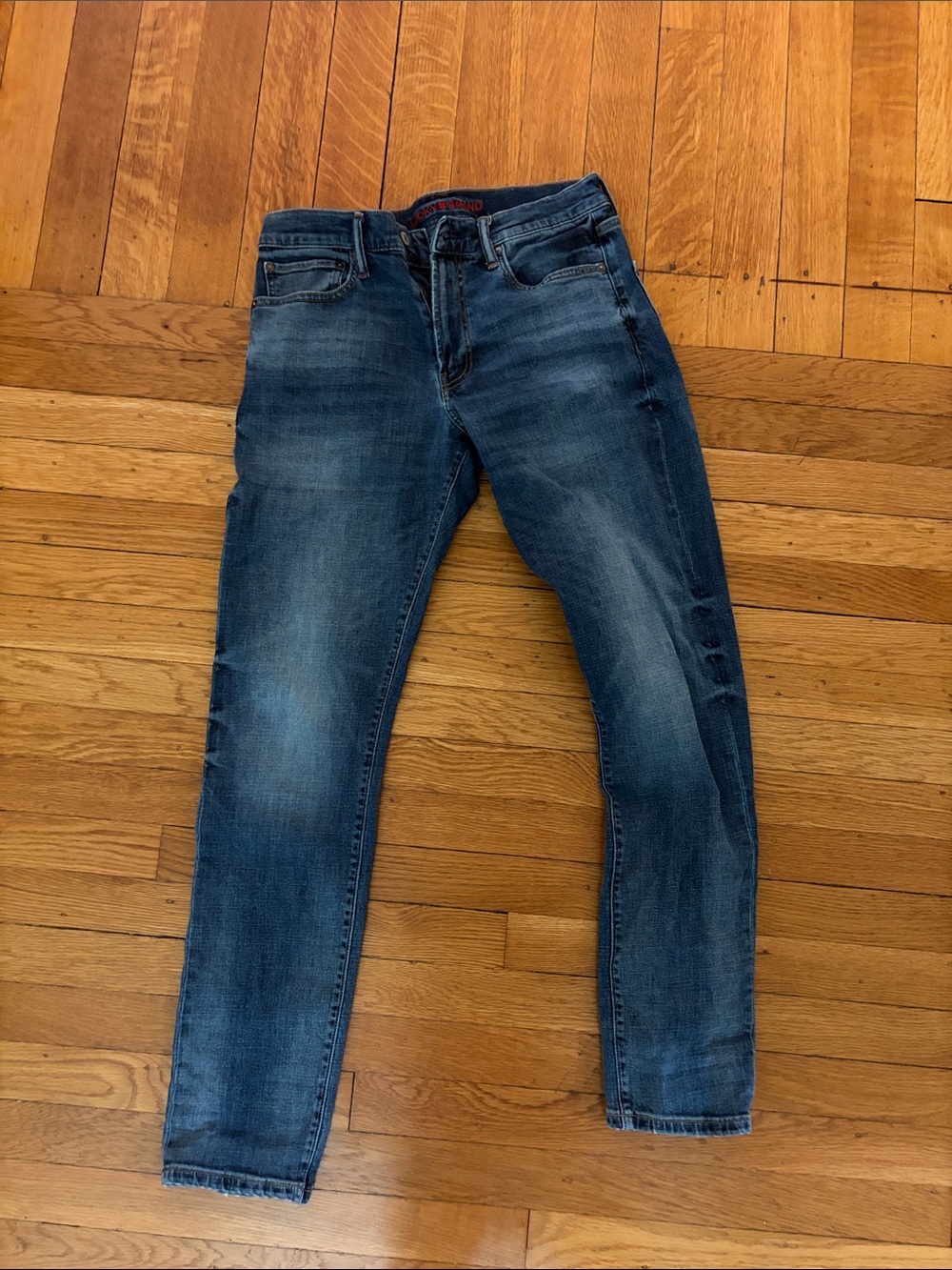 Lucky Brand Men's Dark Blue Skinny Jeans